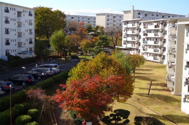 藤の台団地　全景