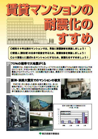 賃貸マンションの耐震化のすすめ