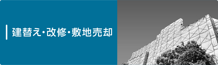 画像：建替え・改修・敷地売却